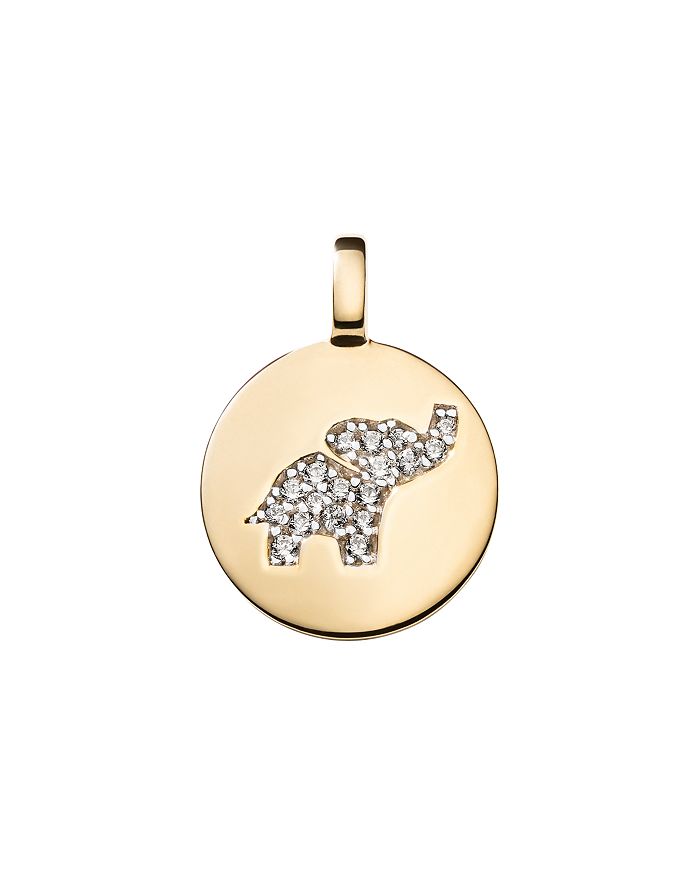 Charmbar Reversible Elephant Charm In Sterling Silver Or 14k Gold-plated Sterling Silver In Elephant/gold