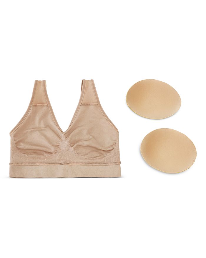 Shop Wacoal B.smooth Wireless Padded Bralette In Sand