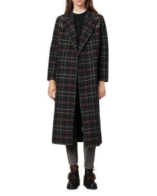 Sandro Tiles Embellished Wool-Blend 
