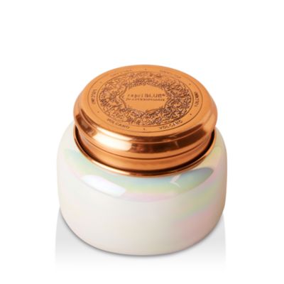 Anthropologie Home - Capri Opalescent White Volcano Candle