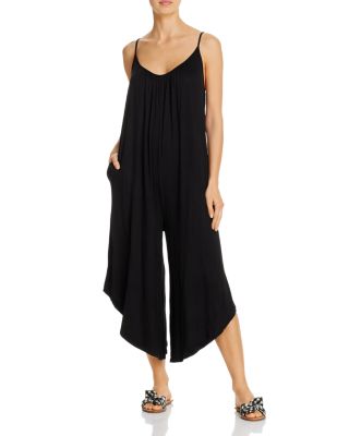 women's black flowy jumpsuit