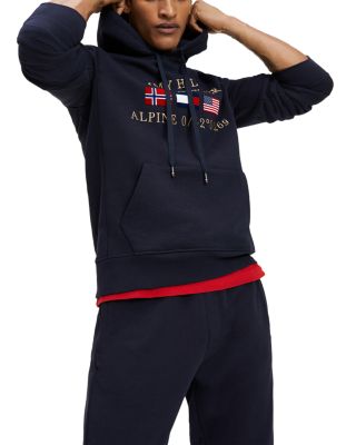 multi flag hilfiger hoodie