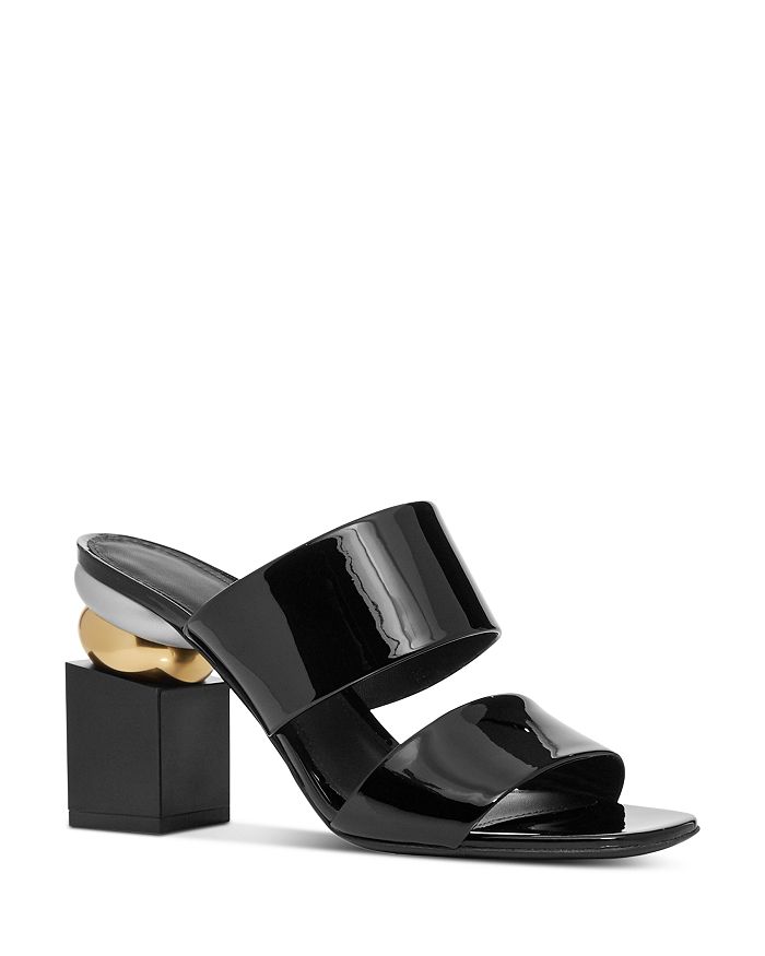 Ferragamo Women's Lotten Patent Leather High-heel Sandals In Nero