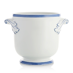 William Yeoward Crystal Mara Cachepot Vase, 7 In Blue