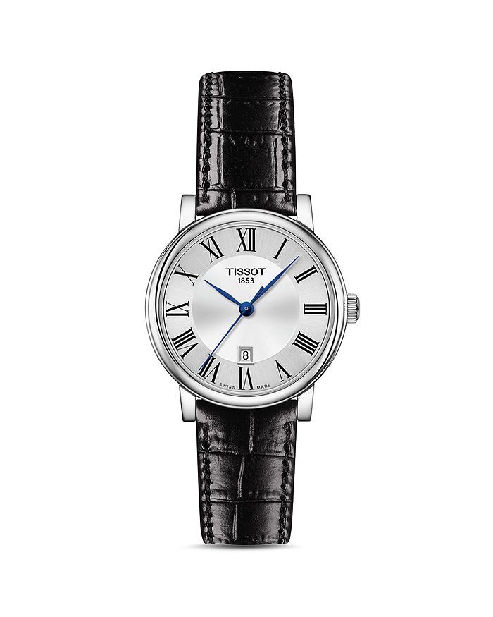 Tissot Carson Premium Lady Watch, 30mm In Silver/black