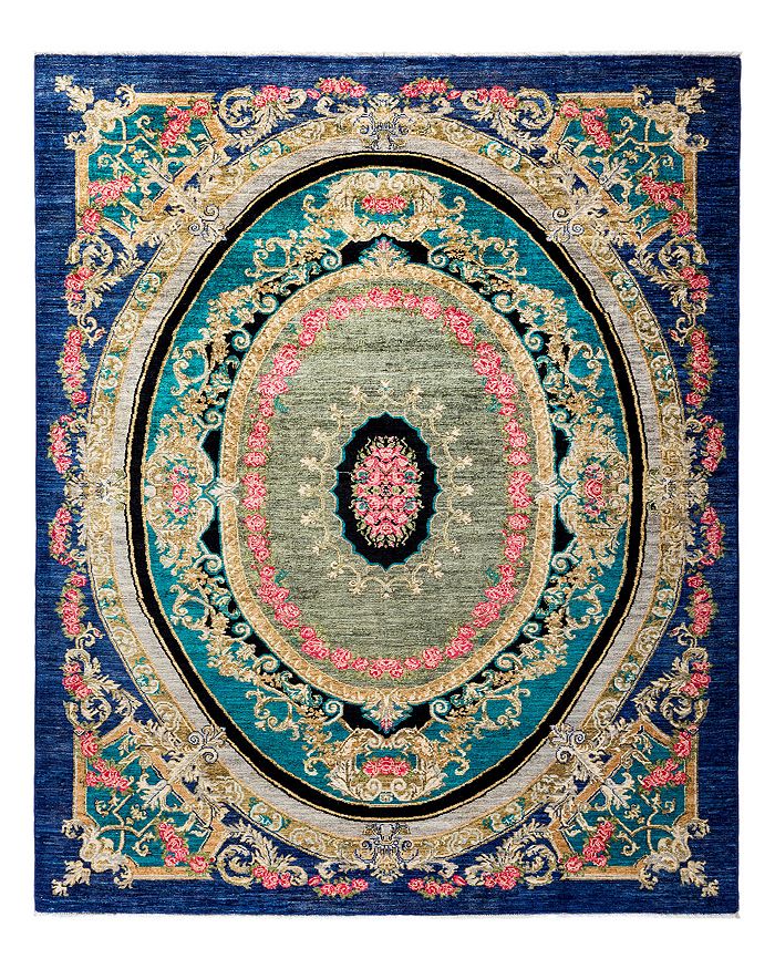 Bloomingdale's Transitional 1910658 Area Rug, 6'1 X 8'7 In Pink