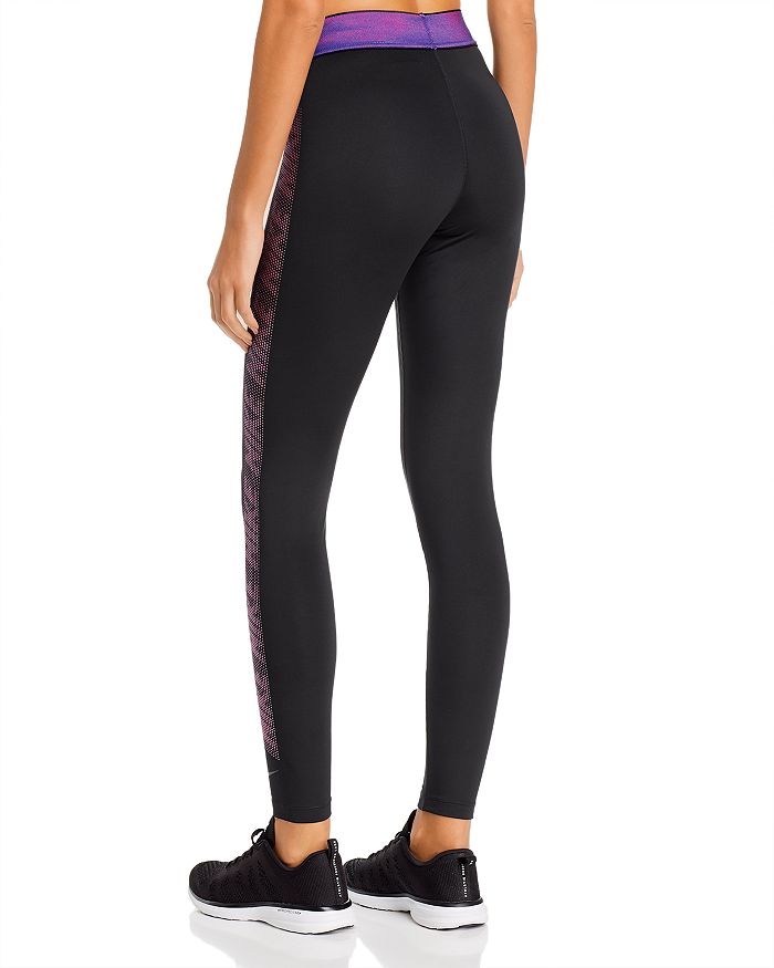 plain black nike pro leggings