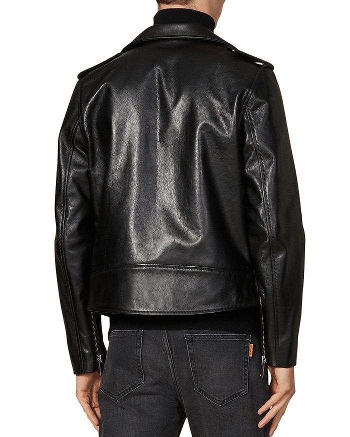 sandro biker leather jacket