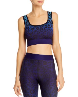 leopard print sports bra