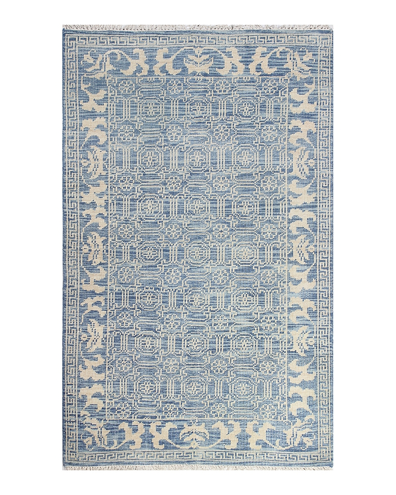 Bashian Artifact Ar104 Area Rug, 7'6 X 9'6 In Denim