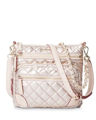 MZ Wallace Crosby Crossbody Sling Dawn/White - trends and gems