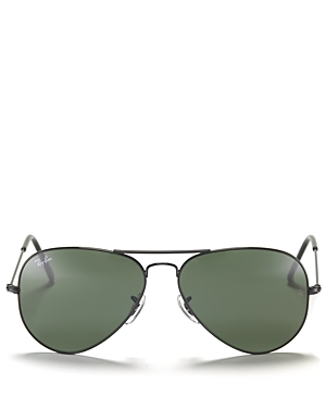 Ray-Ban Unisex Original Brow Bar Aviator Sunglasses, 58mm