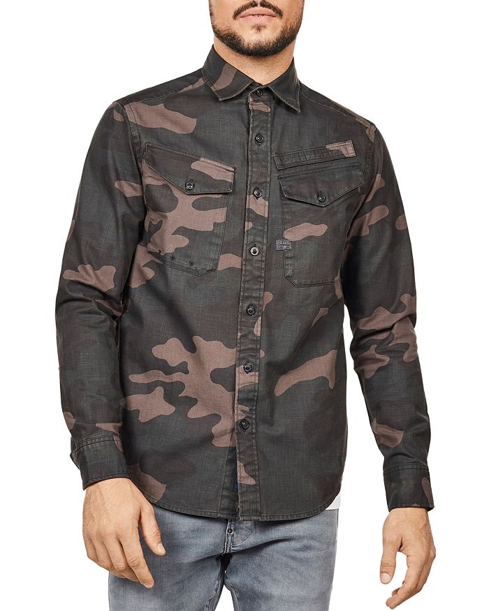 G-STAR RAW Lecite Straight Fit Shirt Jacket | Bloomingdale's