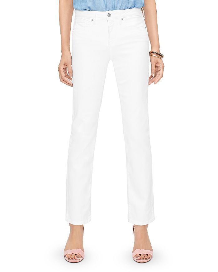 Nydj Sheri Slim Jeans In Optic White In Optic White