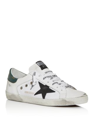 golden goose leather sneakers