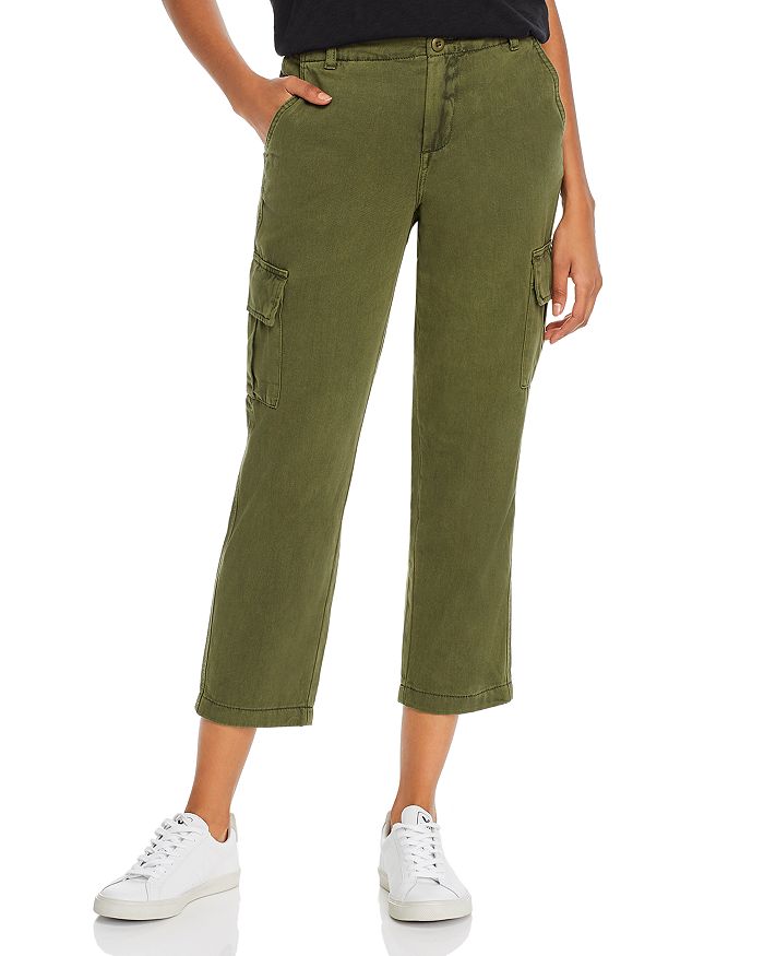 Blanknyc Cropped Straight-leg Cargo Pants In Mary Jane | ModeSens