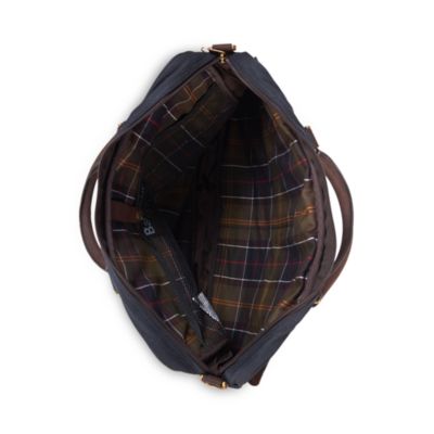 Waxed Cotton & Leather Briefcase