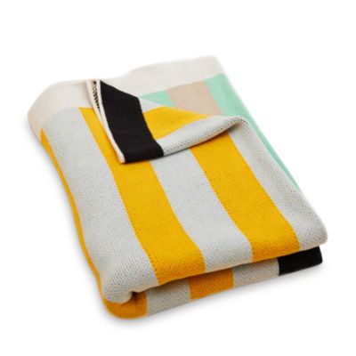 Dusen Dusen Stripe Knit Throw | Bloomingdale