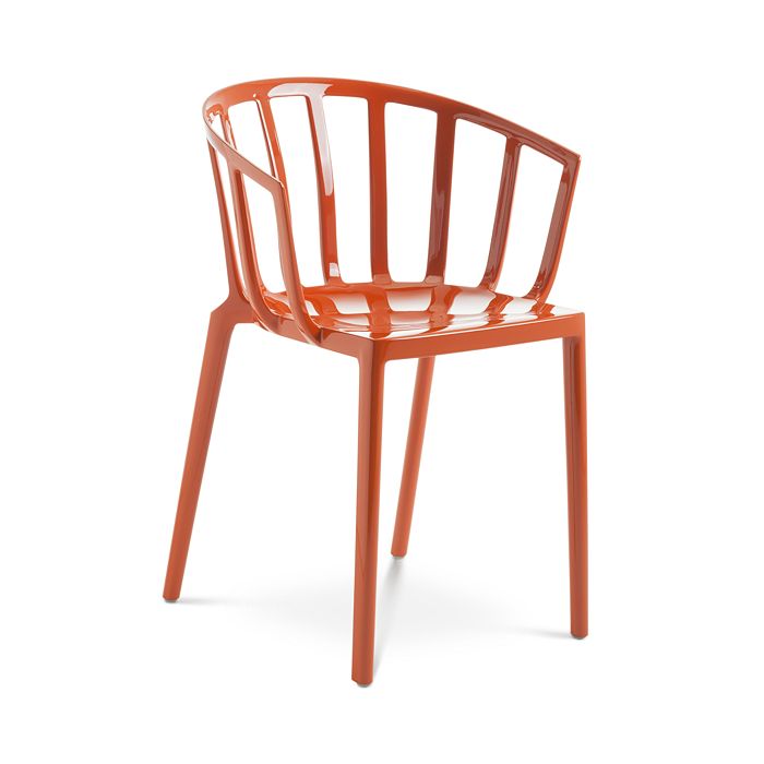 Kartell Venice Armchair, Set Of Two In Glossy Rusty