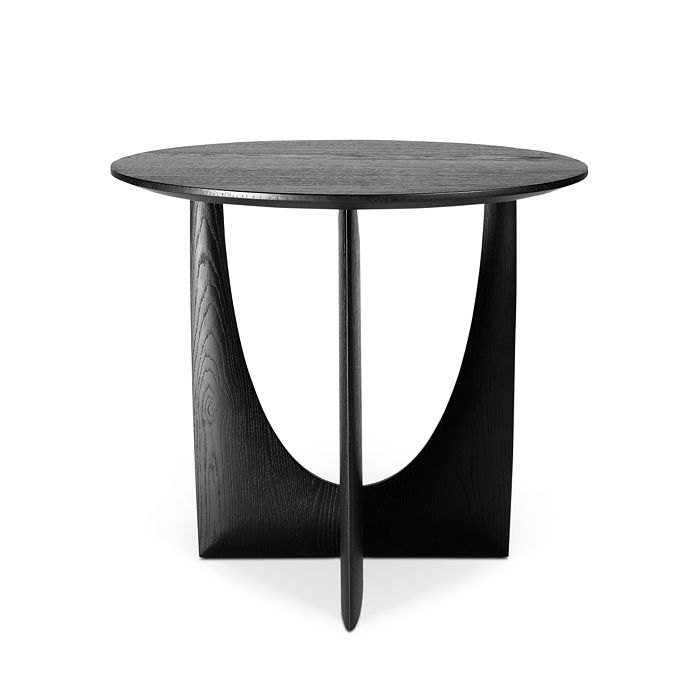 Ethnicraft Oak Geometric Side Table Bloomingdale's