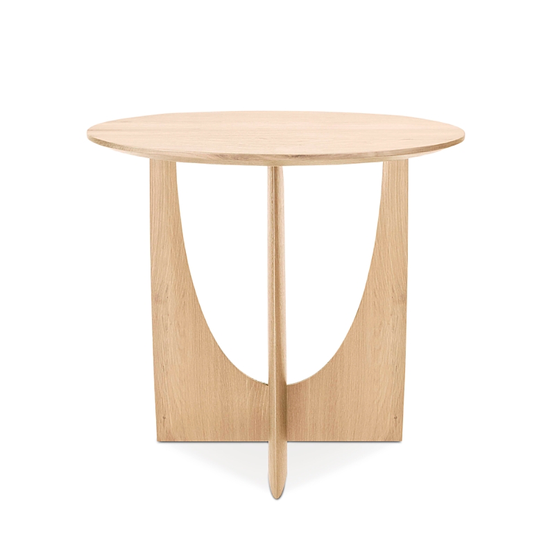 Ethnicraft Oak Geometric Side Table In Oak