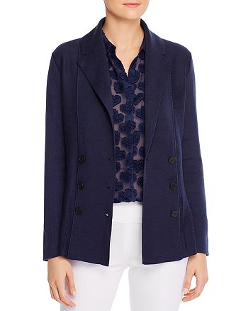 NIC and ZOE Petites Double-Breasted Knit Blazer | Bloomingdale's
