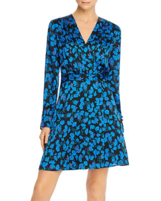 Equipment - Collie Floral Faux-Wrap Dress