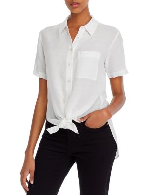 Theory - Hekanina Tie-Front Shirt