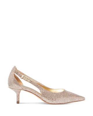 michael kors shoes silver heel