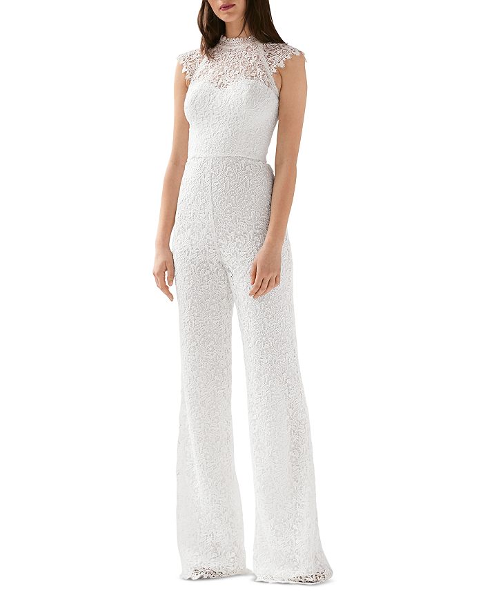Ml monique lhuillier clearance jumpsuit with bow
