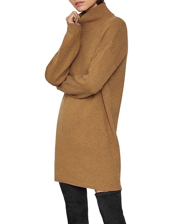 BCBGMAXAZRIA Rib Knit Turtleneck Sweater Dress Bloomingdale s