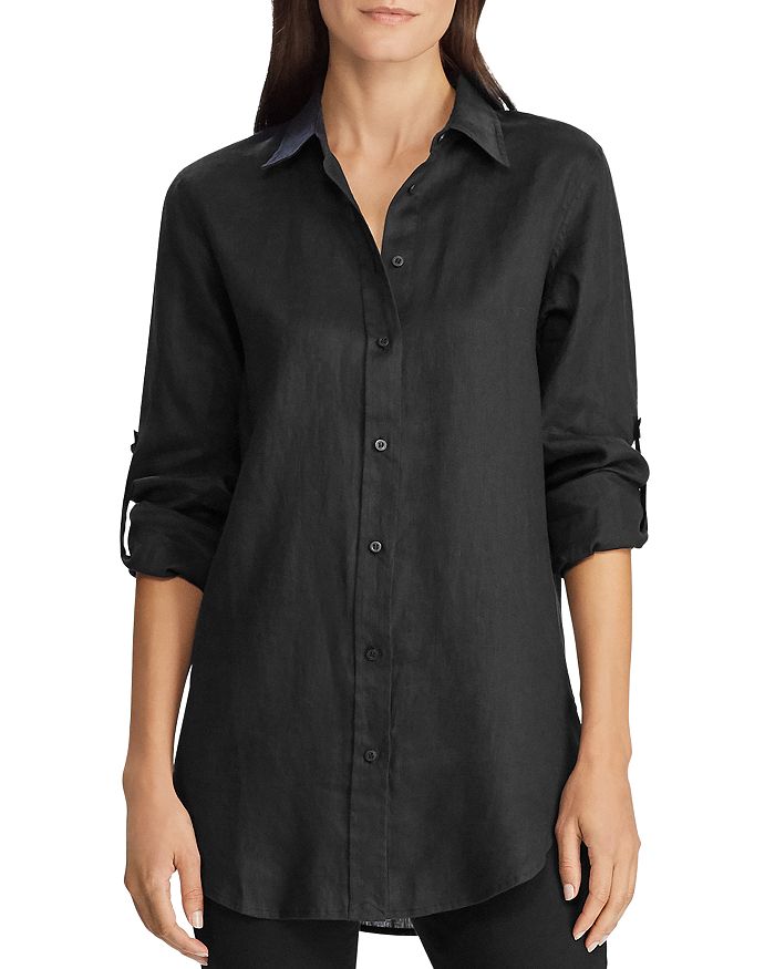 Ralph Lauren Linen Button-Down Shirt | Bloomingdale's