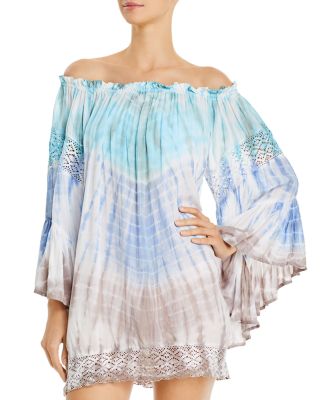 tie dye cover up dress