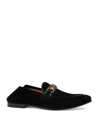 mens bit loafers leather