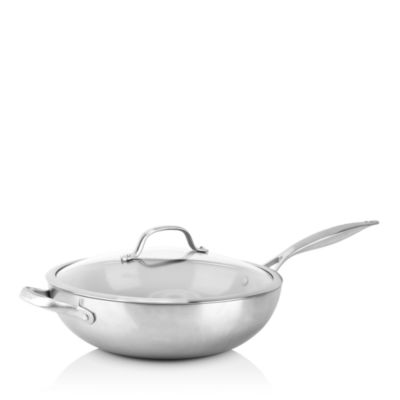 GreenPan - Venice Pro 12" Ceramic Nonstick Covered Wok