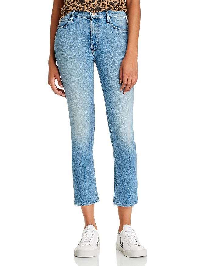 MOTHER The Dazzler Ankle Straight-Leg Jeans in Camp Expert | Bloomingdale's