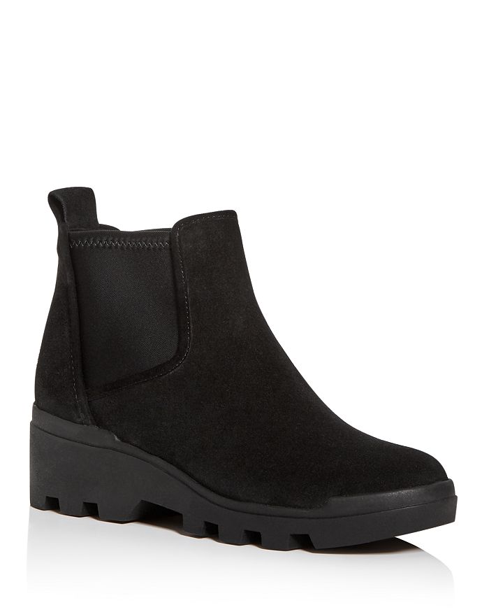 EILEEN FISHER WOMEN'S SPLASH WATERPROOF WEDGE BOOTIES,SPLASH-WS