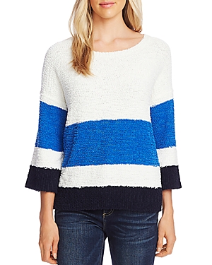 Vince Camuto Color-block Sweater In Deep River