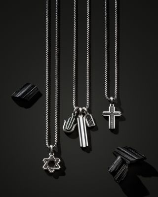 Deco Star of David Pendant, 24mm