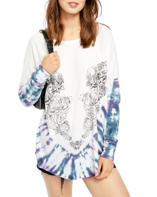 Free People - Heart In A Rose Tie-Dye Tee