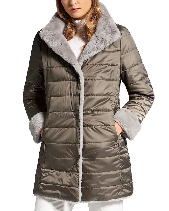 BASLER Reversible Faux-Fur Puffer Coat | Bloomingdale's