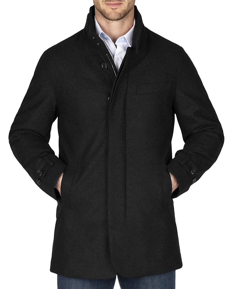 Norwegian Wool Stretch Down Filled Car Coat