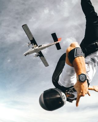 Chrono Tan Leather Strap &amp; Gray Dial Chronograph, 45mm