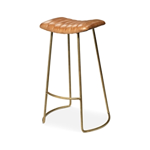 Bloomingdale's Luke Bar Stool In Brown