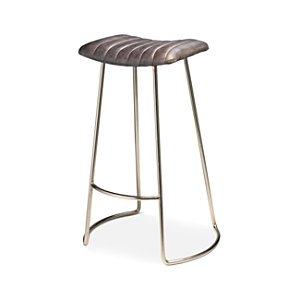 Bloomingdale's Luke Bar Stool In Dark Grey