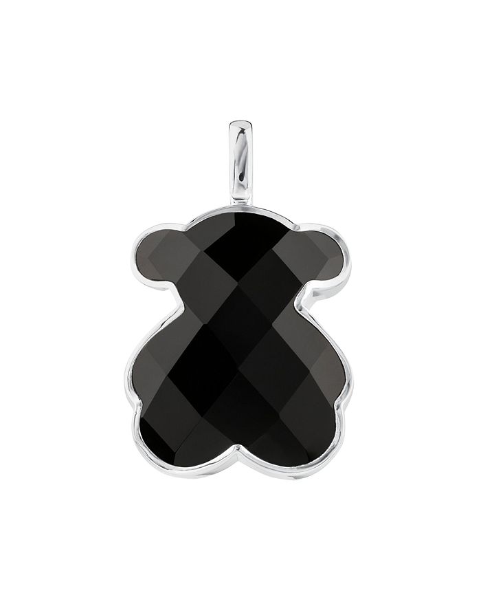 TOUS Sterling Silver Onyx Large Bear Pendant Bloomingdale s