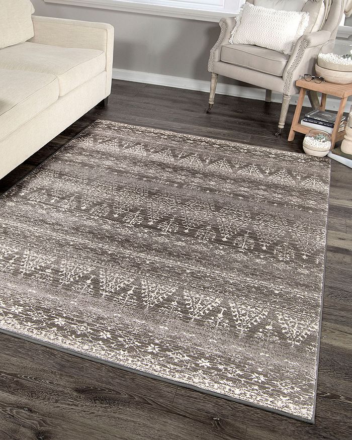 Palmetto Living Illusions Thames Taupe 9' X 13' Area Rug In Taupe