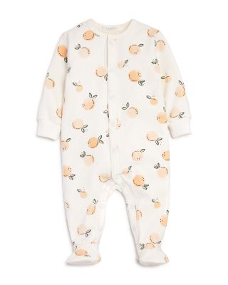 peach print baby clothes