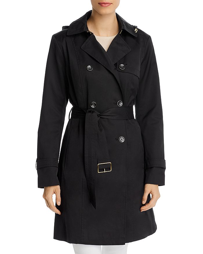 Cole Haan Double-Breasted Button Front Coat | Bloomingdale's