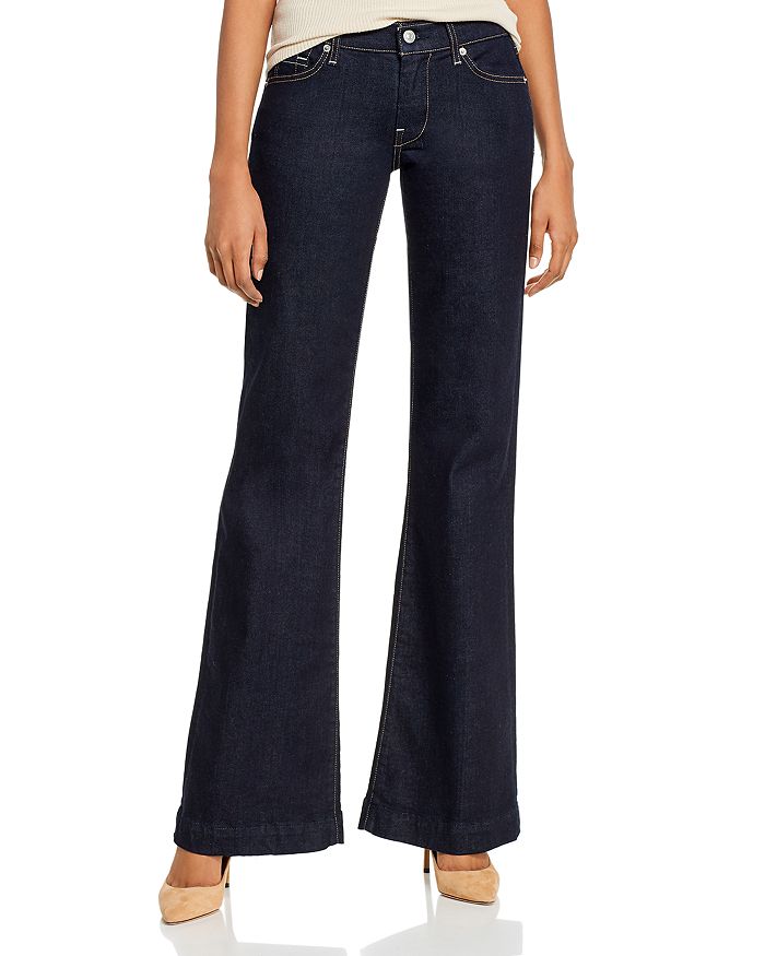 7 FOR ALL MANKIND REISSUE DOJO LOW-RISE FLARED JEANS IN MERCER,AU0718080